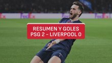 Resumen y goles del PSG 2- Liverpool 0