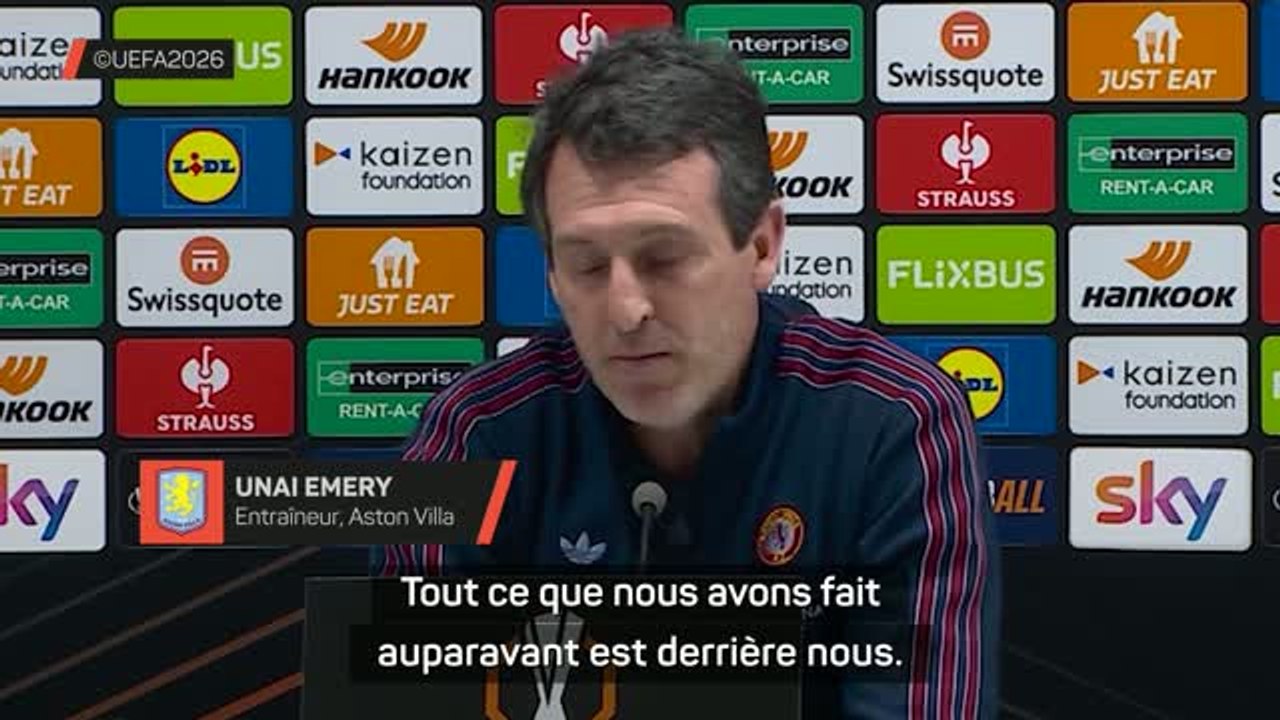 Aston Villa - Emery : “Construire quelque chose qui restera dans l’histoire du club”