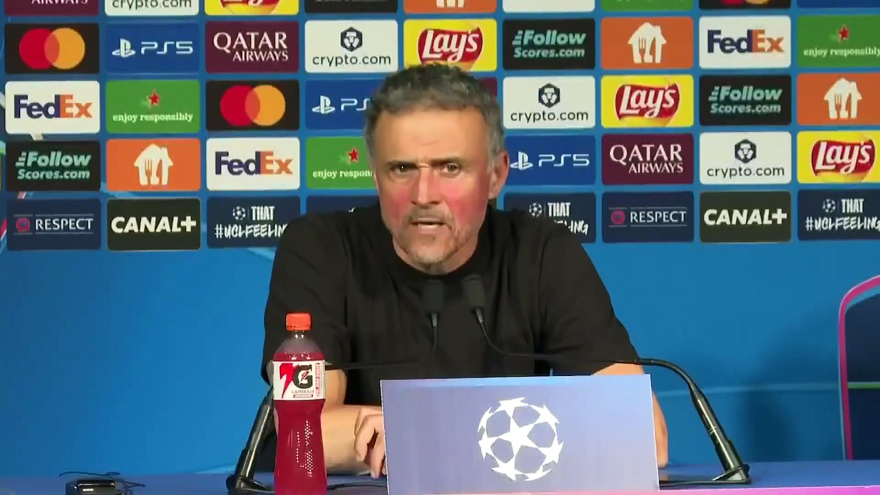 Luis Enrique : « On aurait pu marquer plus de buts » - Foot - Ligue des champions
