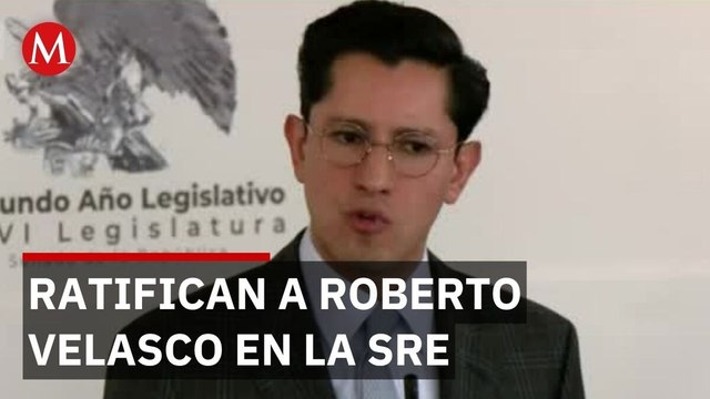 Roberto Velasco toma el mando de la Secretaria de Relaciones Exteriores