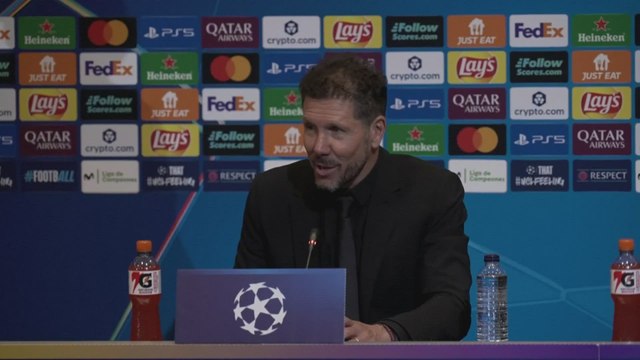 Simeone sobre las polémicas de la expulsión de Cubarsí y el posible penalti