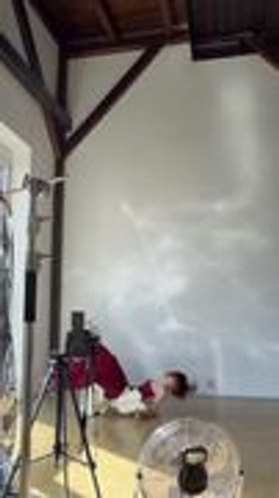 Woman Falls Multiple Times During Photoshoot