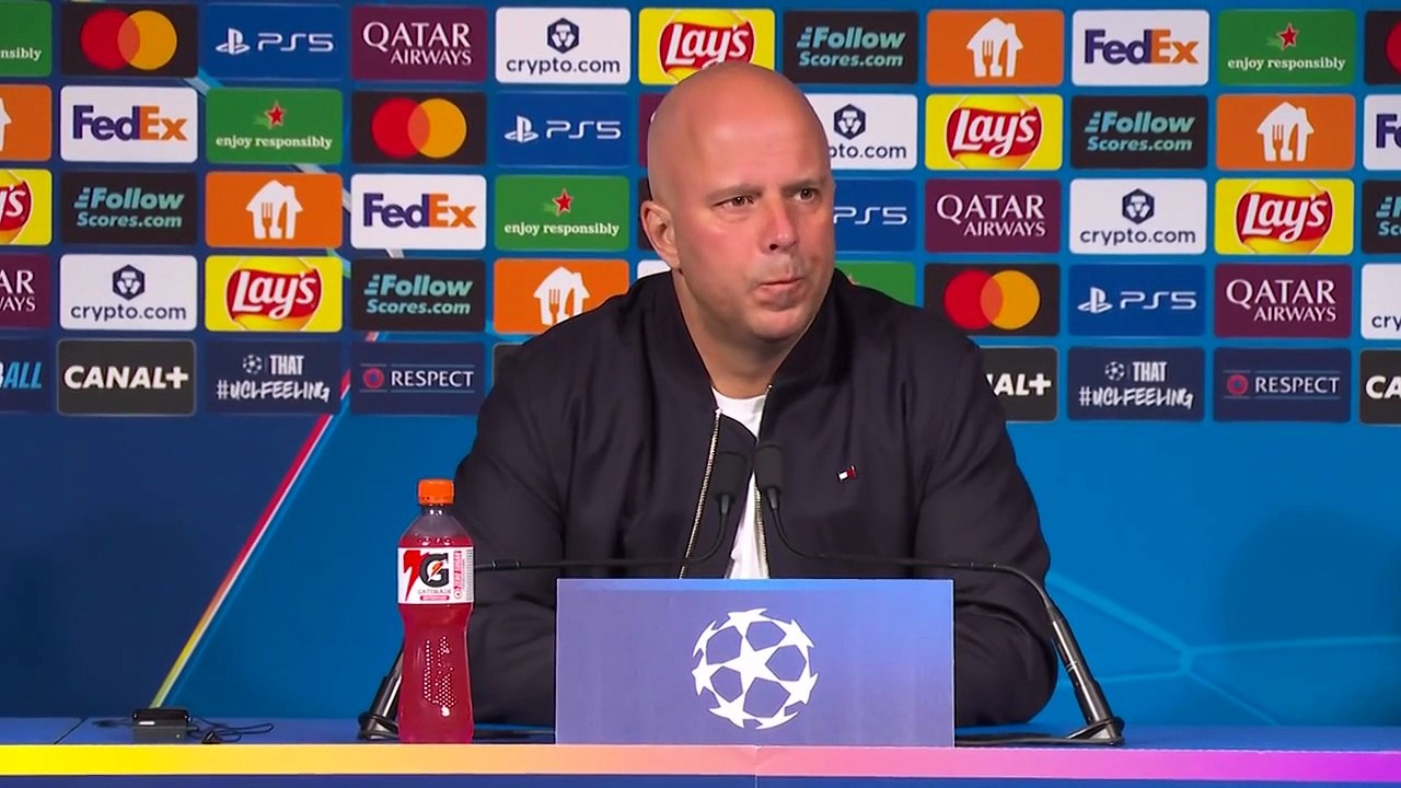 Arne Slot on Liverpool's 2-0 PSG champions League first leg loss
