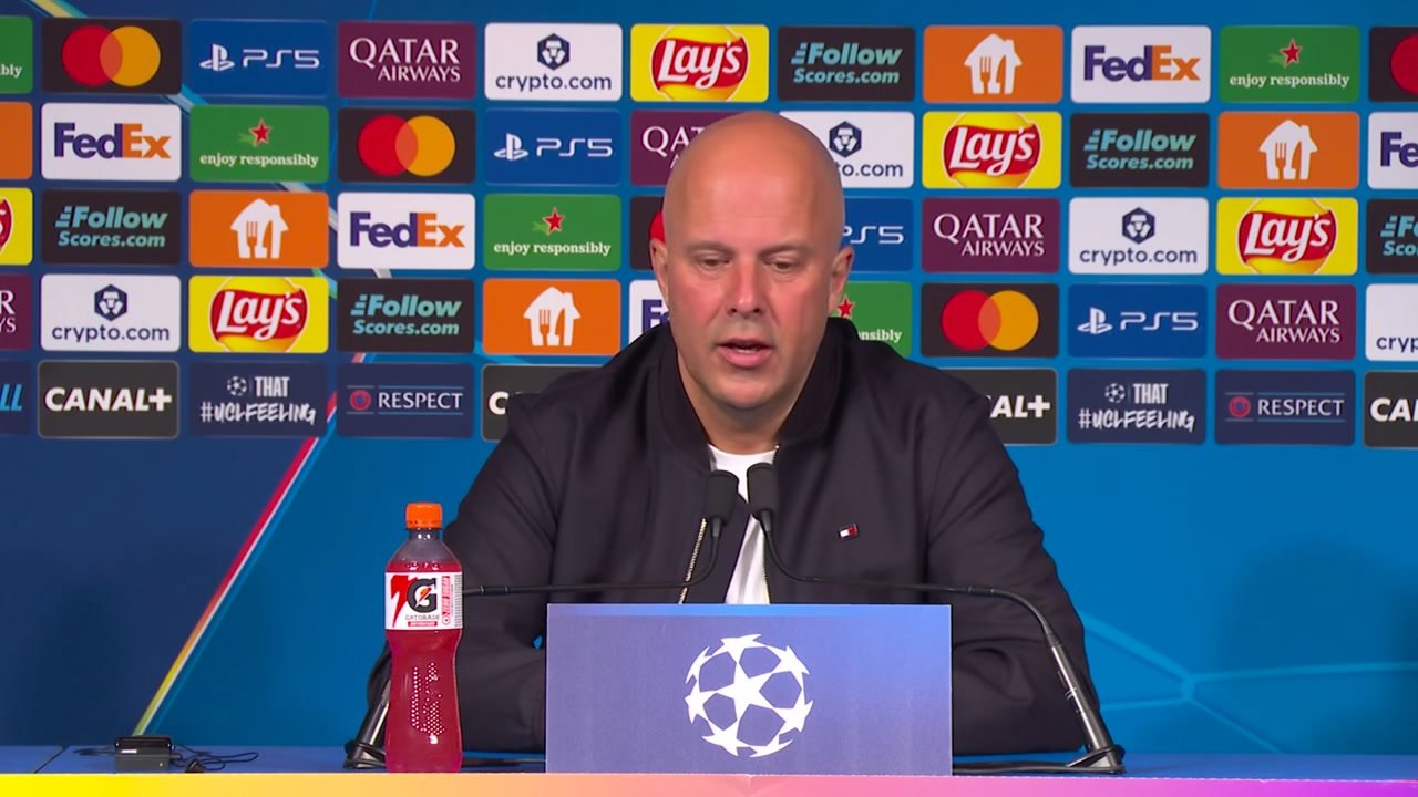 Arne Slot on Liverpool's 2-0 PSG champions League first leg loss