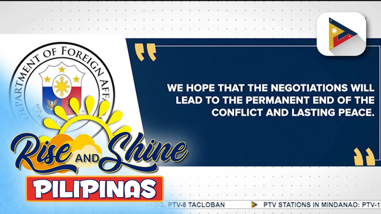 Pilipinas, ikinalugod ang nakatakdang pag-uusap ng U.S. at Iran sa hinggil sa kapayapaan sa #MiddleEast