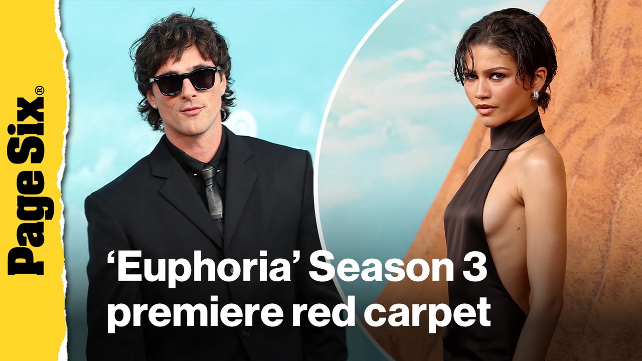 'Euphoria' Season 3 premiere red carpet: Zendaya, Jacob Elordi, Sydney Sweeney and more