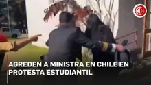 Agreden a ministra de Ciencias de Chile durante protesta estudiantil en universidad del sur