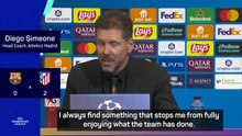 Simeone pleased to see 'clinical' Atletico grab first leg lead v Barca