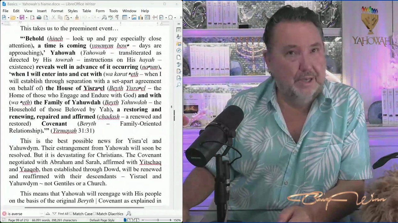 The Basics ~ Yahowah's Name & Nature Part Seven #Basics