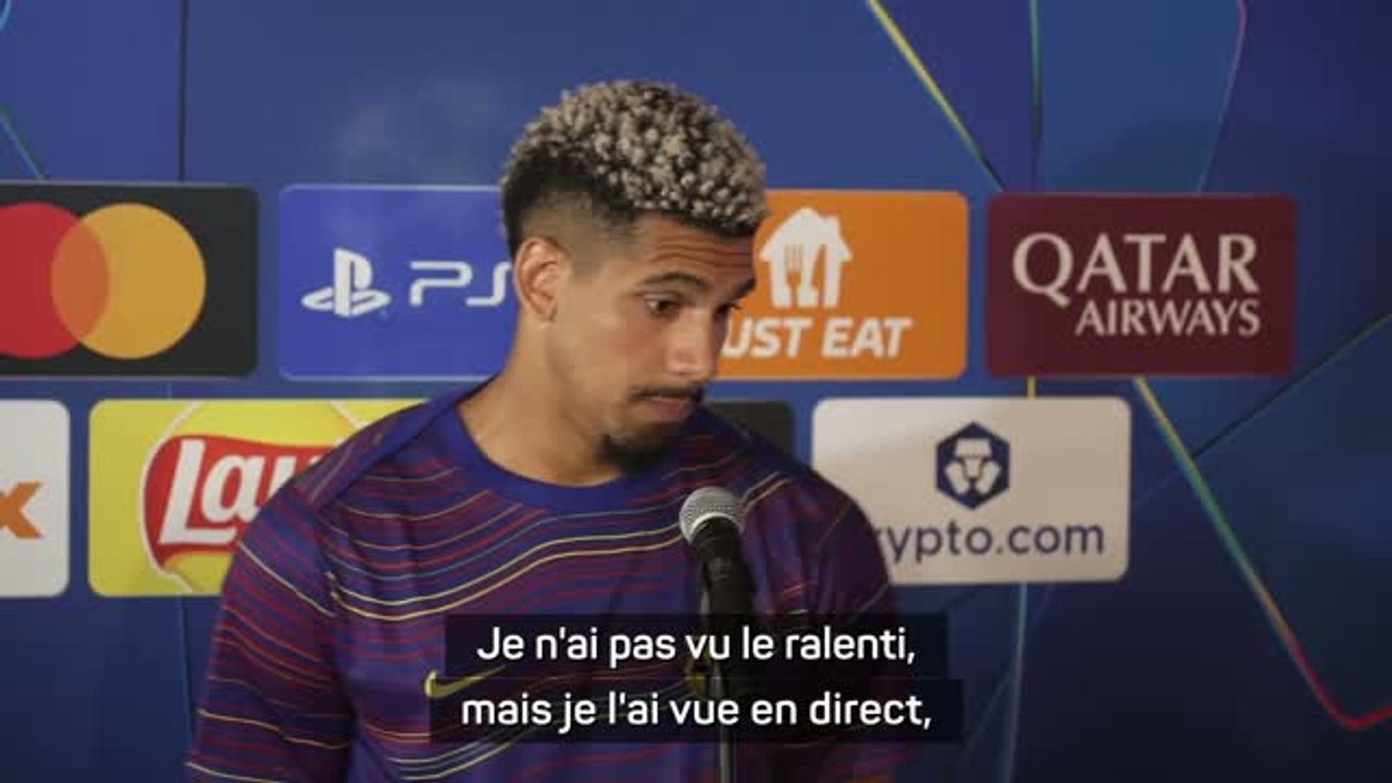 Barcelone - Action polémique entre Russo et Pubill, pour Araújo, “c’est un penalty évident !”