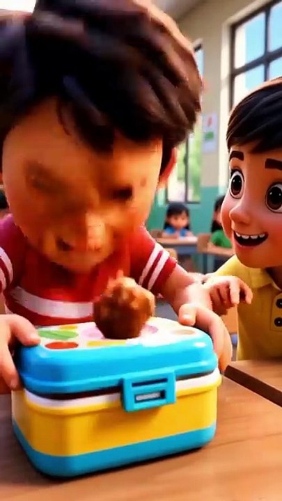 LUNCH BLAST 😂 #trendingreel #comedy #funnyreels #kidsfun #baby #cartoon #funny #jokes