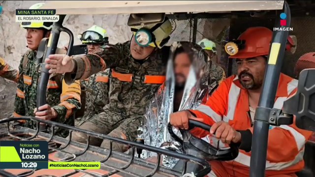 Así fueron las labores de rescate de los mineros atrapados en la mina Santa Fe, Sinaloa