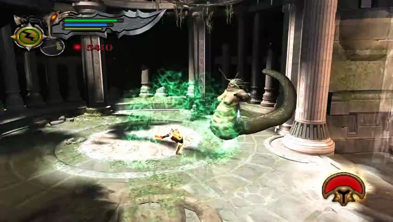 God of War 2 Boss Fight - Euryale