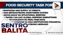 Food Security Task Force, binuo ng DA upang bantayan ang presyo at supply ng pangunahing agricultural products sa bansa | ulat ni Carlo Candelaria