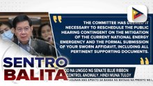 Pagdinig sa susunod na linggo ng Senate Blue Ribbon Committee sa flood control anomaly, hindi muna tuloy
