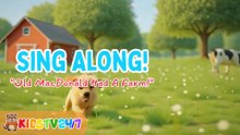 Sing Along: Old MacDonald Had a Farm 🐮🐔 | Animals Nursery Rhymes for Kids
