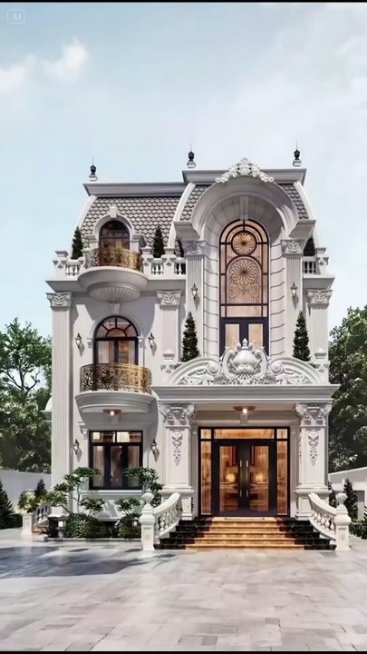 Tổng hợp các mẫu biệt thự tân cổ điển 4 tầng đẳng cấp, quý phái và đủ tiện nghi