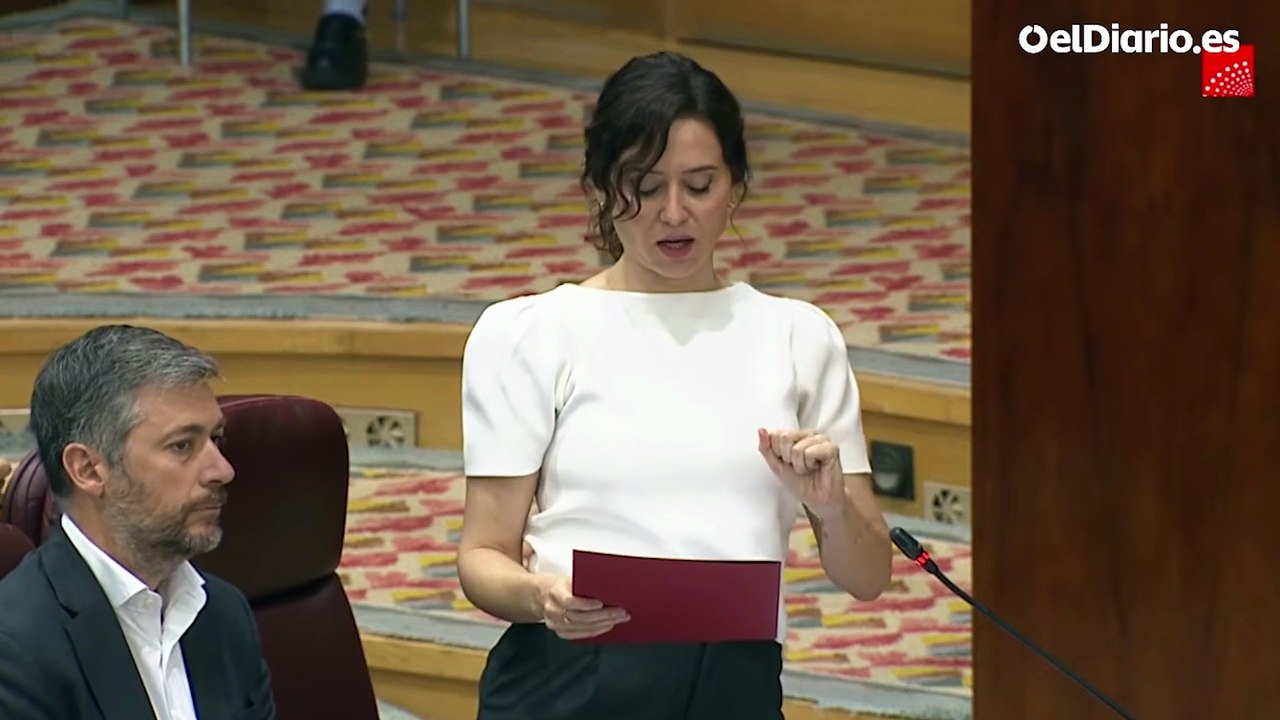 Ayuso usa a Ábalos para responder a las críticas del PSOE por el nuevo contrato con Quirón: “Trabajan ustedes menos que miss Asturias”