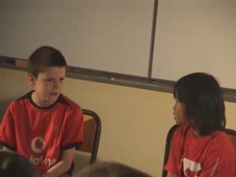 La discussion avec Corentin et Thomas.