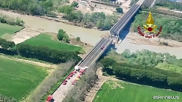 La frana in Molise si è fermata, le immagini del sorvolo del fronte