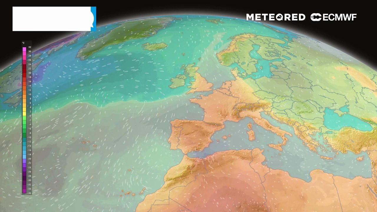 Una masa de aire polar irrumpirá este fin de semana