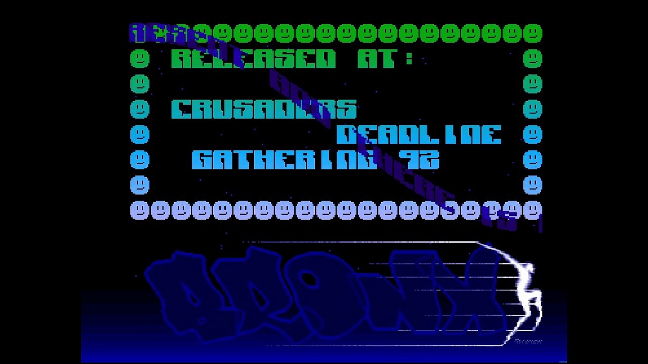 Amiga Demo First Intro by Bronx