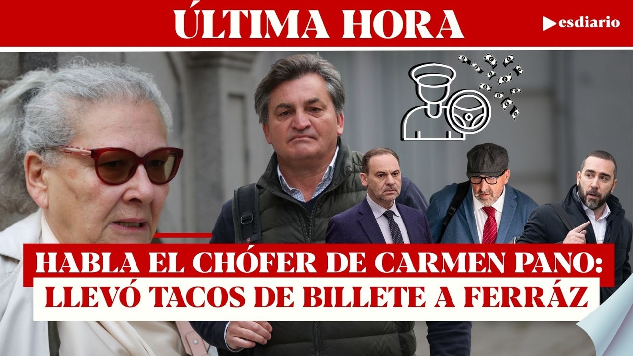 #ÚLTIMAHORA El chofer de Carmen Pano lo ratifica: los tacos de billetes iban en bolsas a Ferraz