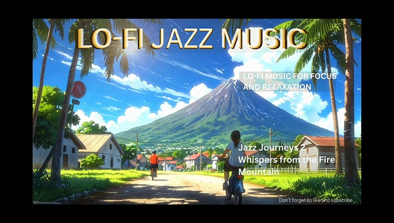 JAZZ JOURNEYS 2: WHISPERS FROM THE FIRE MOUNTAIN - Lo-fi jazz music for focus, rest, relaxation, sleep and meditation