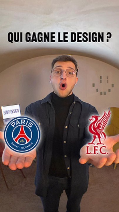 PSG joue la mode. Liverpool joue la durée. Mon verdict de DA est tombé.#Newcreator #directionartistique #sportsbranding #championsleague