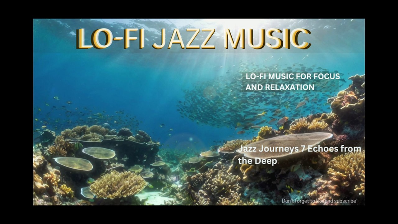 JAZZ JOURNEYS 7:  ECHOES FROM THE DEEP- Lo-fi jazz music for focus, rest, relaxation, meditation and sleep