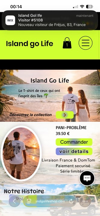 Voici notre site