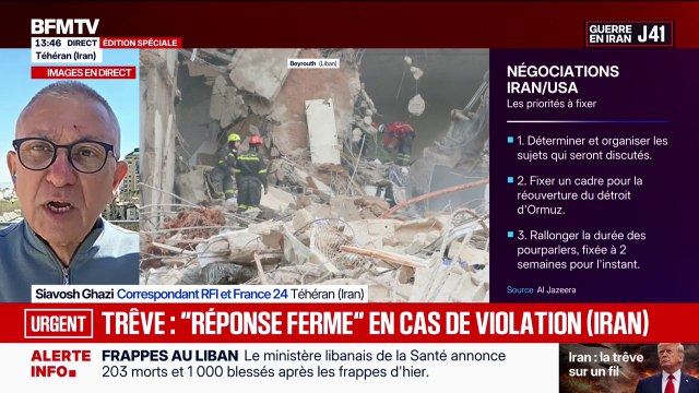 L'Iran assure que toute violation du cessez-le-feu entraînera une réponse ferme