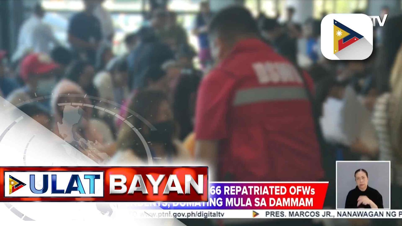 Panibagong batch ng repatriated OFWs, ligtas na nakabalik sa Pilipinas ngayong araw | ulat ni Denisse Osorio