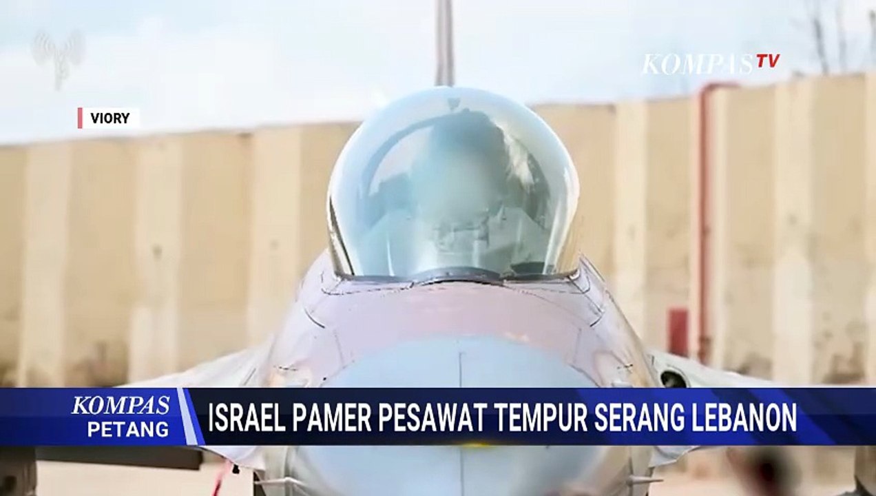 Militer Israel Pamer Pesawat Tempur Usai Serang Beirut dan Lebanon Selatan | KOMPAS PETANG