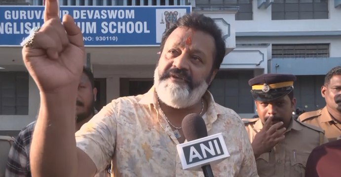 Suresh Gopi Casts Vote in Guruvayur | Kerala Assembly Elections 2026