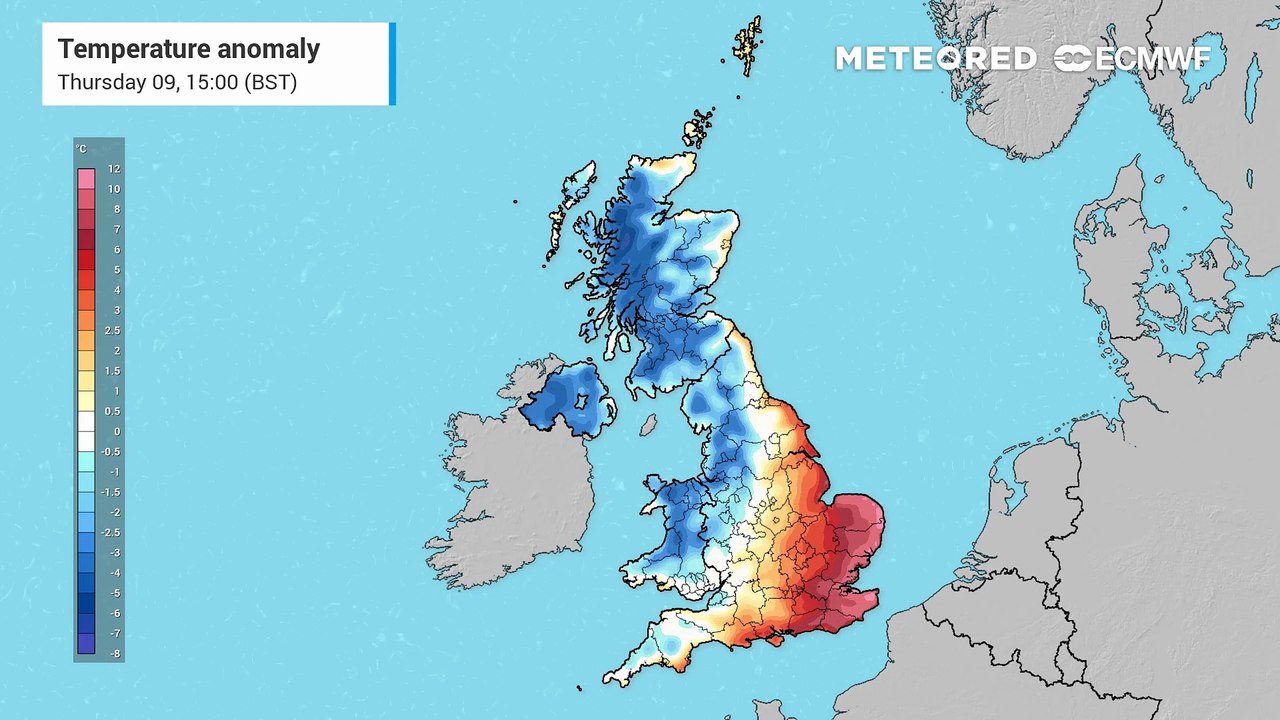 Warmth gives way to colder than average temperatures to end the week ...