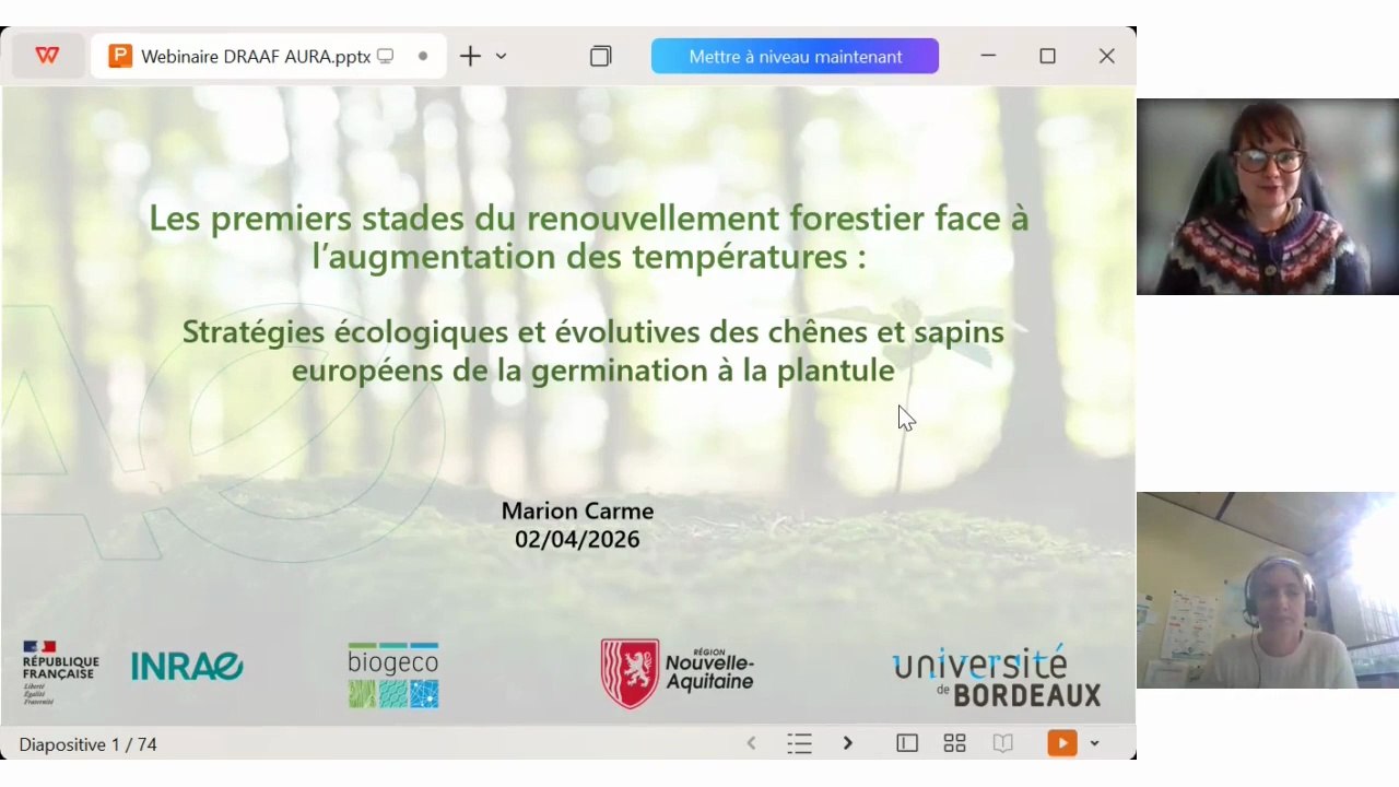 Webinaire #47 forêt et changements climatiques