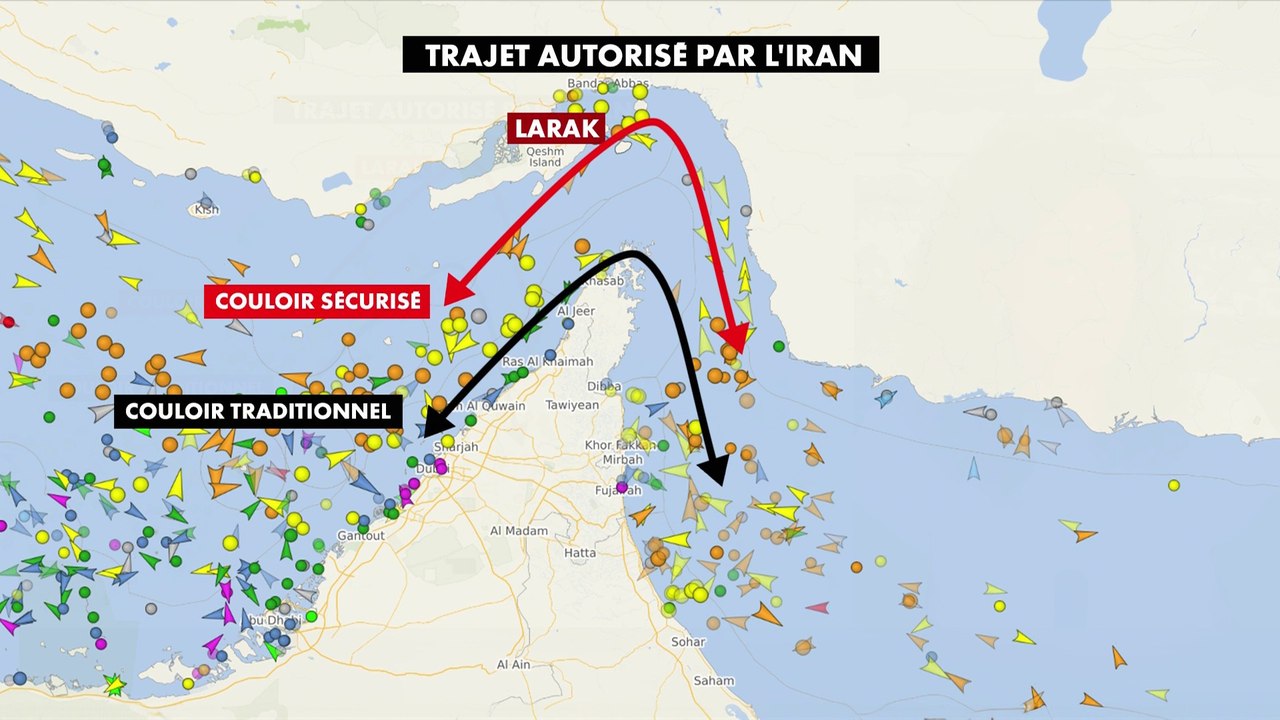 Détroit d'Ormuz : le trafic reprend lentement, sous condition
