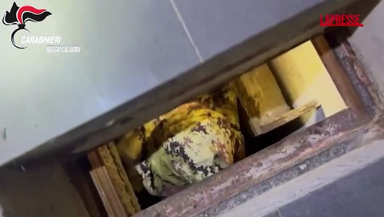 Reggio Calabria, trovato arsenale in un bunker sotto a un casolare: arrestato un uomo