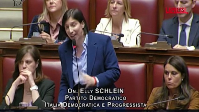 Schlein a Meloni: Non riuscite a dire a Trump e Netanyahu che devono fermarsi