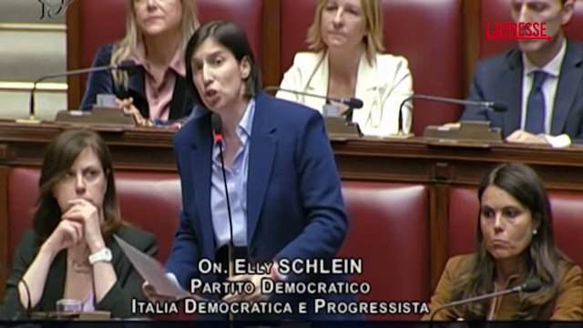 Schlein a Meloni: Non riuscite a dire a Trump e Netanyahu che devono fermarsi