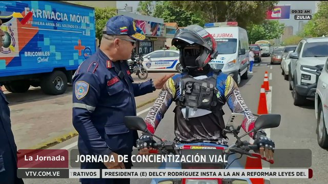 Jornada de concientización vial en Maracaibo fomenta el respeto por las normas de tránsito