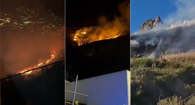 Ischia, incendio sul Monte Epomeo: distrutti 10 ettari di vegetazione (09.04.26)
