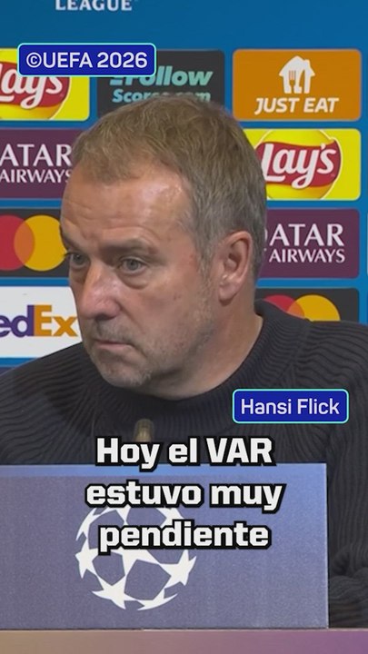 El tremendo enfado de Flick con el arbitraje del Barça-Atleti
