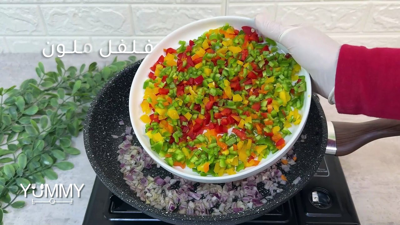 لازانيا باللحمة المفرومة بدون سلق