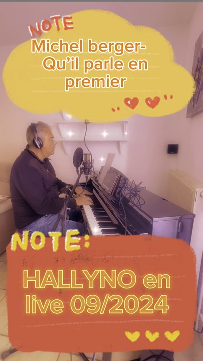 Qu’il parle en premier de France gall repris par Hallyno en live
