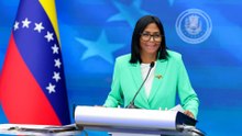 Delcy Rodríguez anuncia un aumento "responsable" del salario mínimo en Venezuela