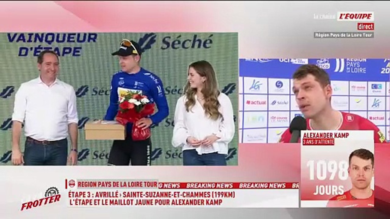 Kamp : « Ça fait  plaisir de revenir ici » - Cyclisme - Région Pays de la Loire Tour