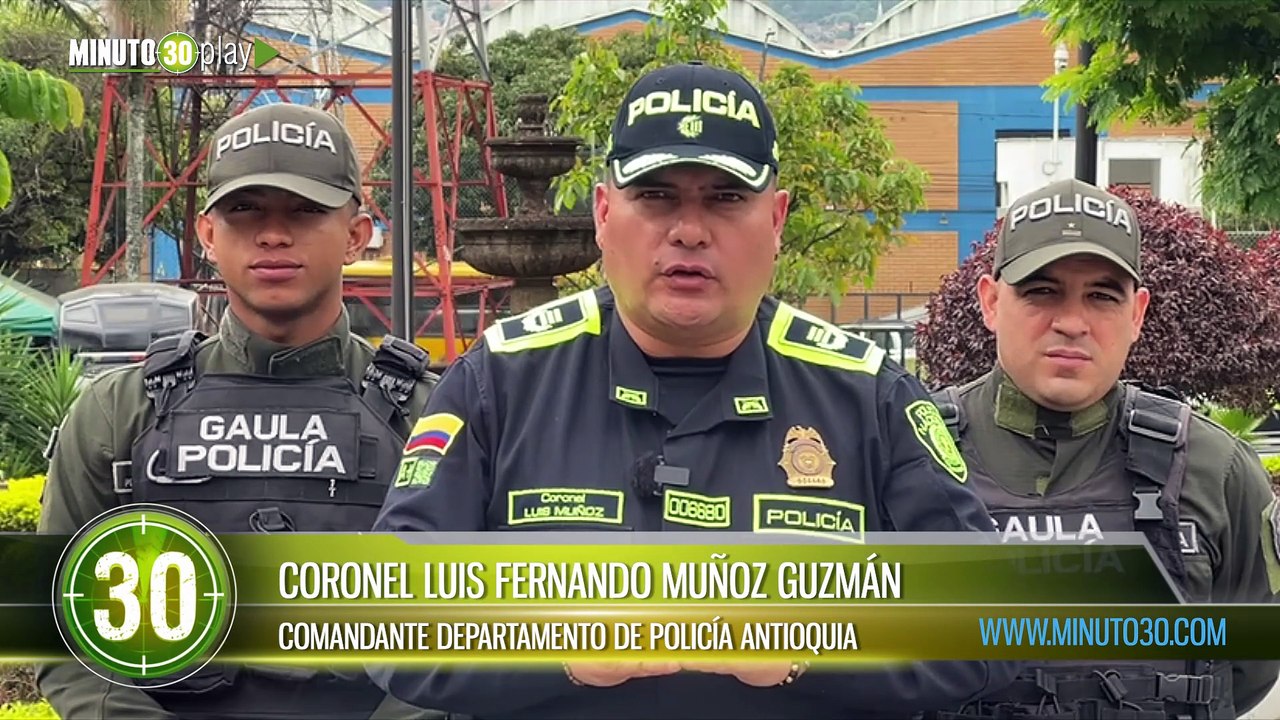 Desarticulan red de microtráfico: cae alias 'Cabezón' y otros tres delincuentes en Santa Bárbara, Antioquia