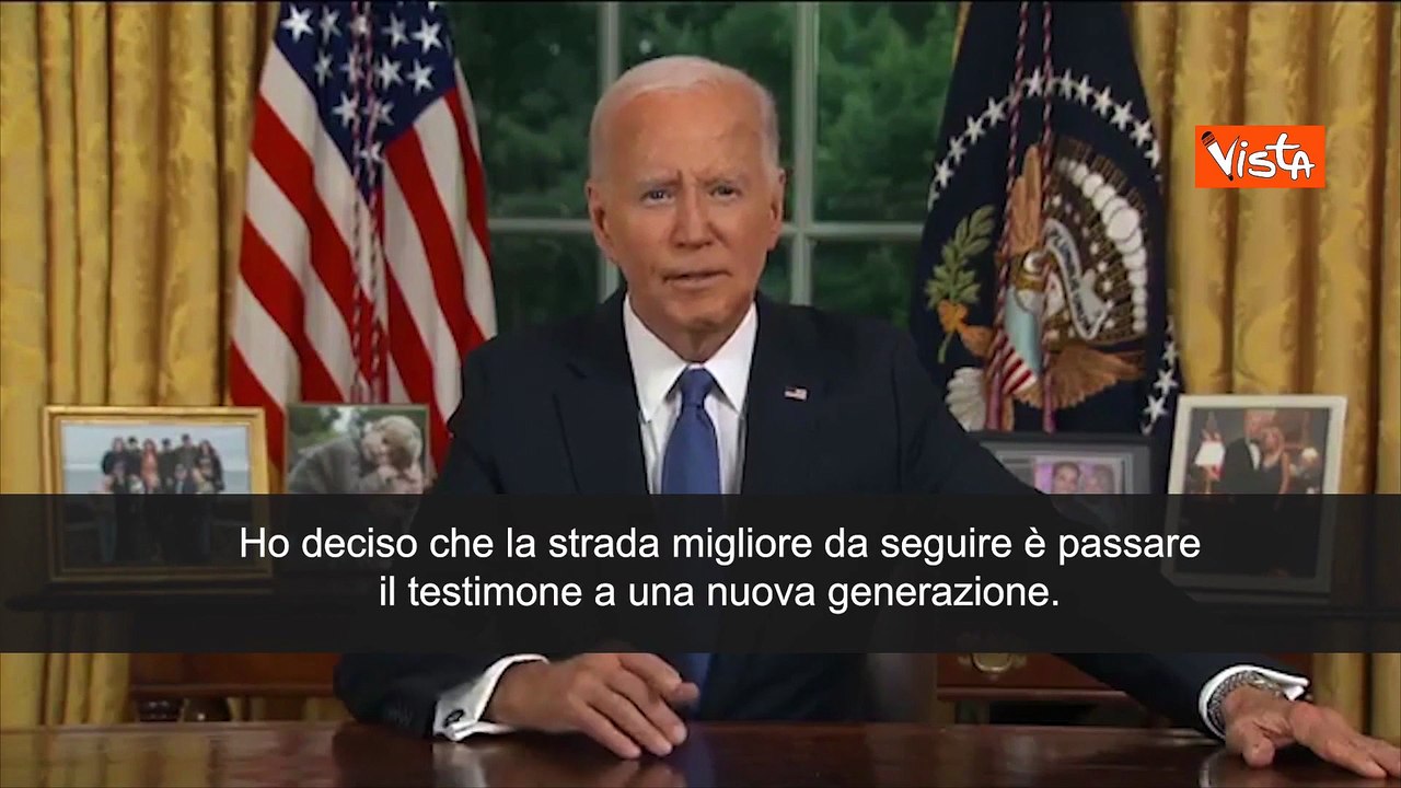 Biden: "Ho passato testimone a nuova generazione per unire Paese"